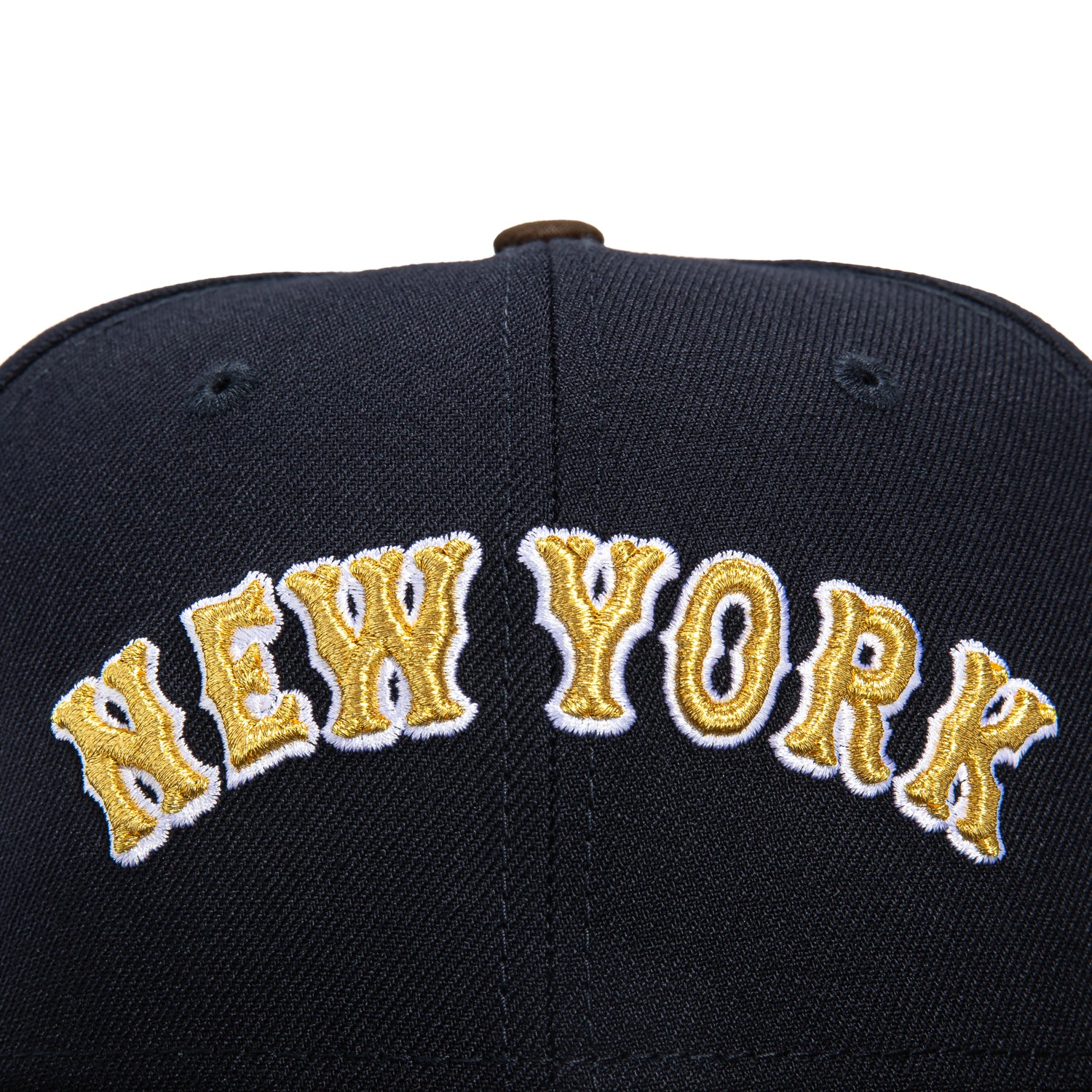 New Era 59Fifty MLB New York Mets 50th Anniversary Patch Snapback Hat - Navy & Brown Baseball Cap for Men, Women - Perfect for Games, Tailgating & Sports Fan Gifts