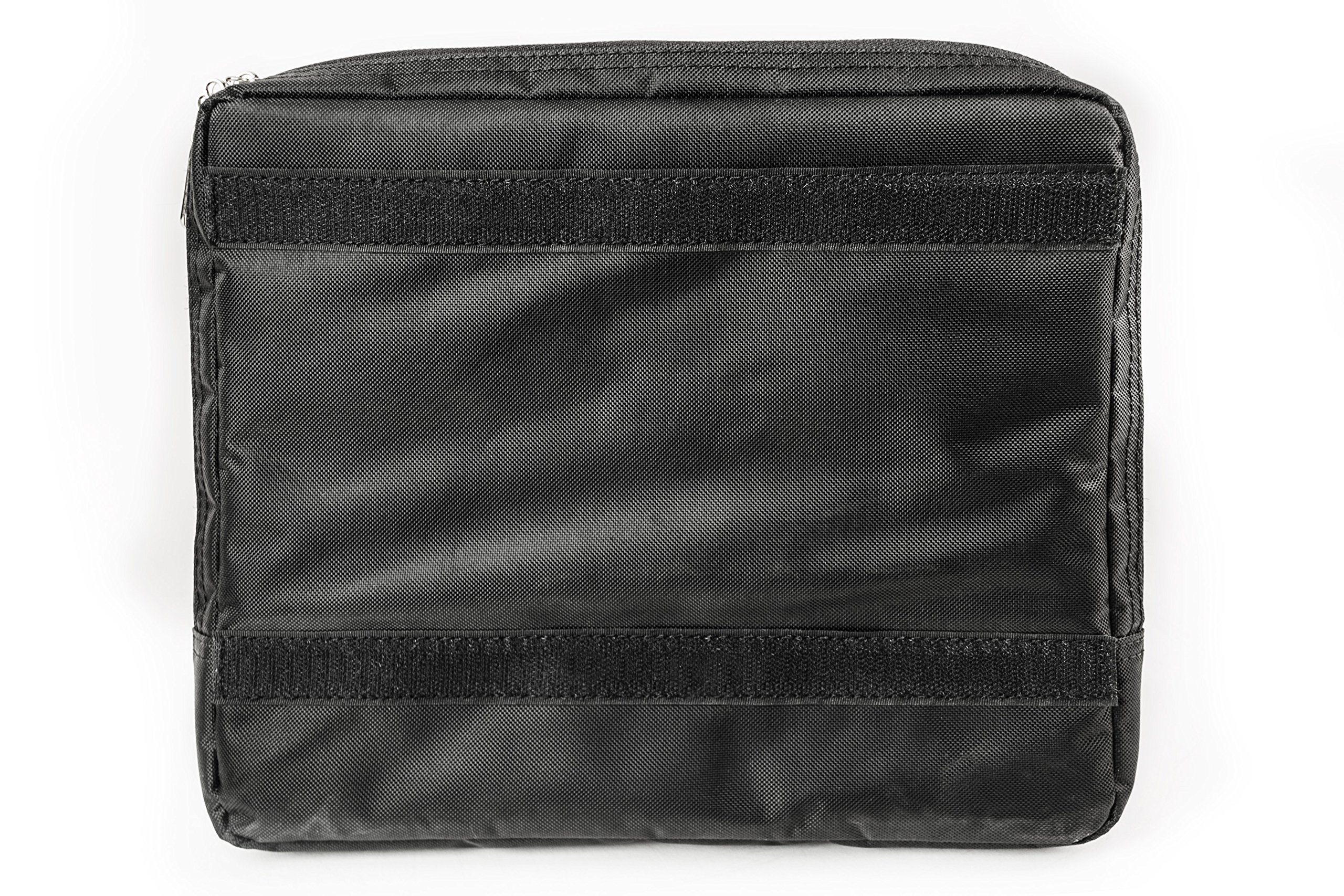 AutoExec AUE14009 Black File Tote Organizer with Insulated Cooler Bag & Tablet Case - Perfect for Office, Travel, and Business Professionals