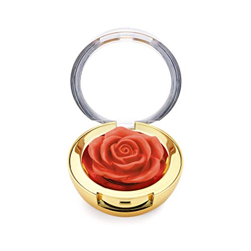 Winky Lux Cheeky Rose Blush - Vitamin E Enriched Cream Blush for Cheeks | Natural Flower Infused Makeup | Coral Brilliant Shade | Perfect for Everyday Wear & Special Occasions
