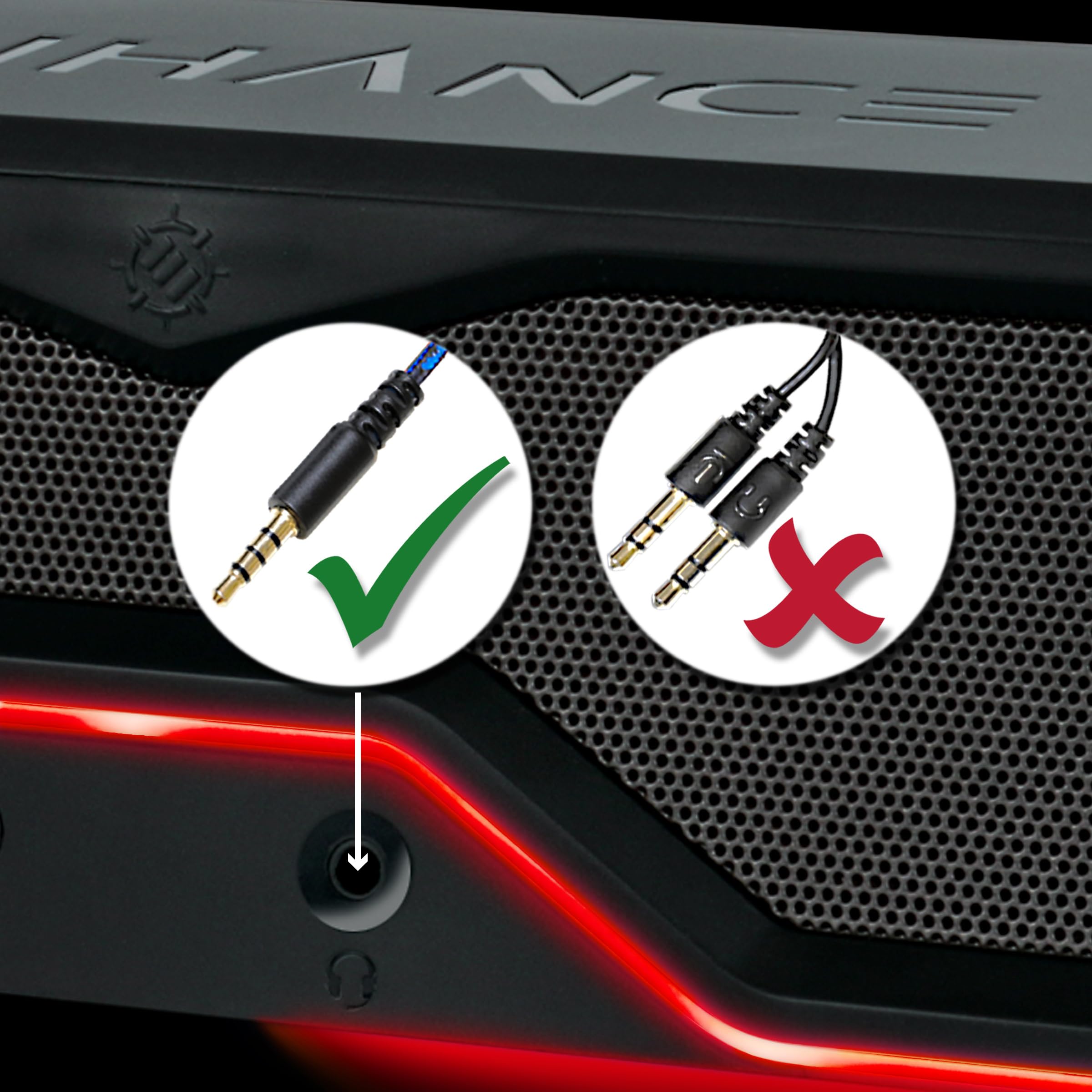 ENHANCE SB1 USB-Powered Computer Soundbar - 10W Peak Under Monitor Speaker with LED Volume Control & Headset Pass-Through | Gaming & Home Office Audio for PC, Laptop, Streaming & Music