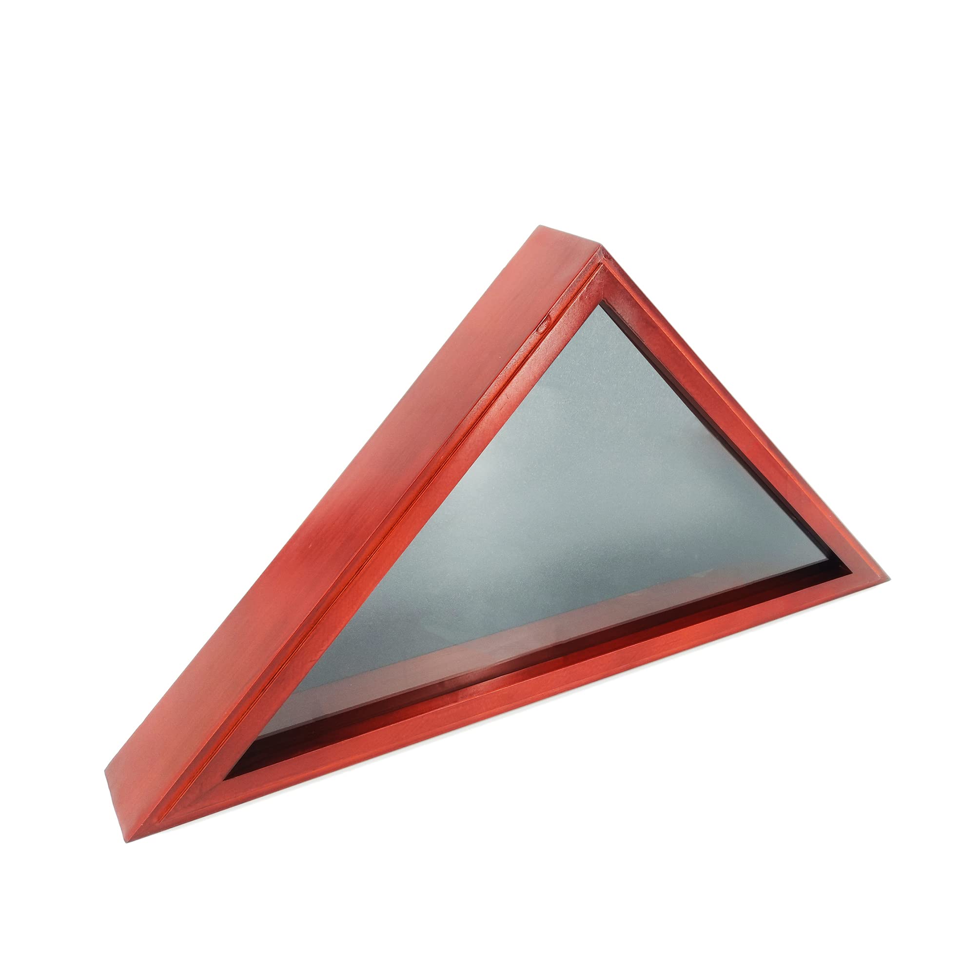 FixtureDisplays® American Flag Shadow Box Display Case - 26x13x3.3