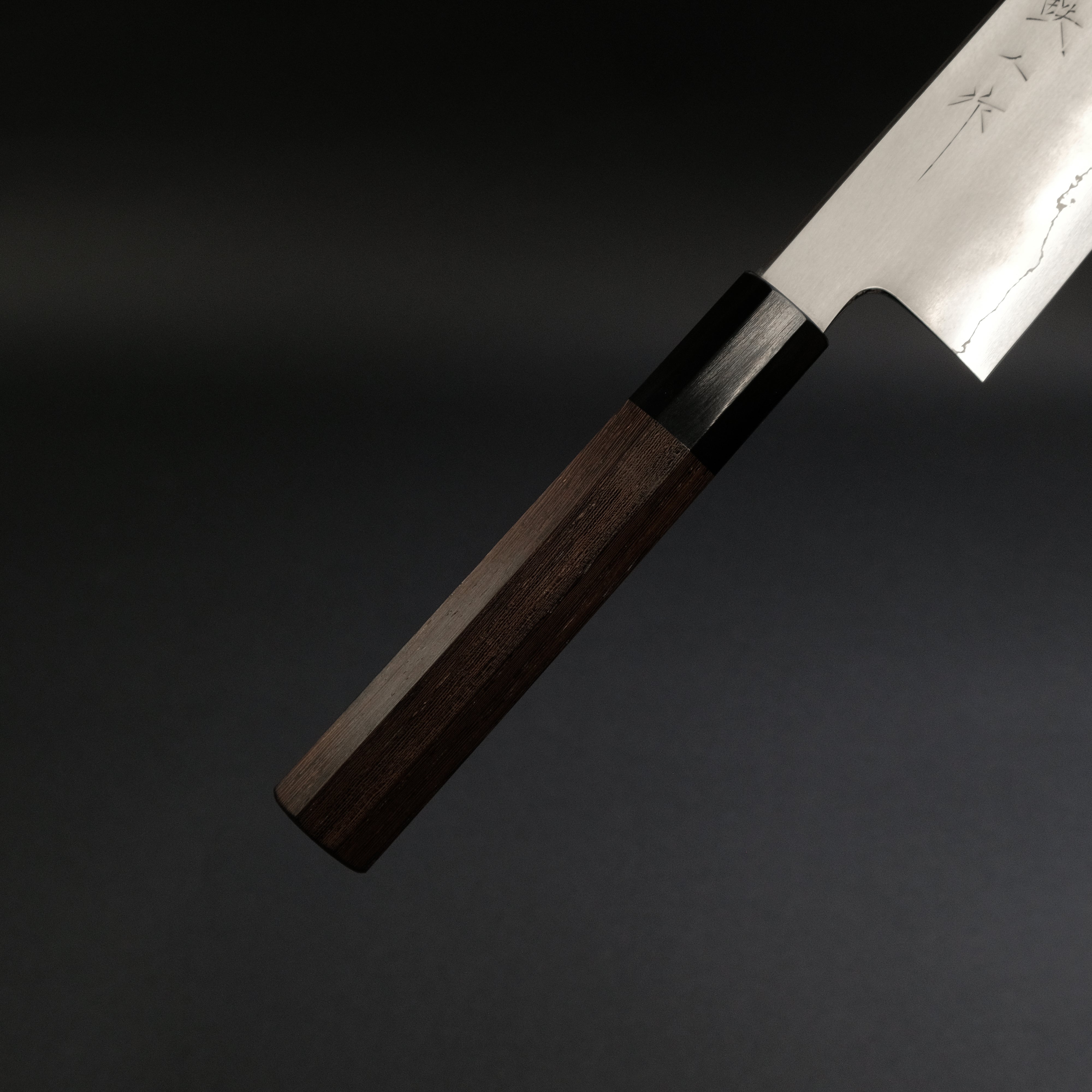 Premium Tetsujin Silver #3 Kasumi Gyuto 240mm Japanese Chef Knife with Taihei Tagayasan Wood Handle - Perfect for Sushi, Meat Slicing & Professional Kitchen Use