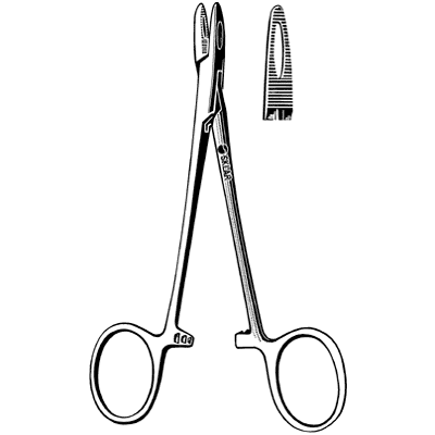 Premium Collier Needle Holder 5 - 65 6550 Surgical Instrument for Precision Suturing in Medical Procedures
