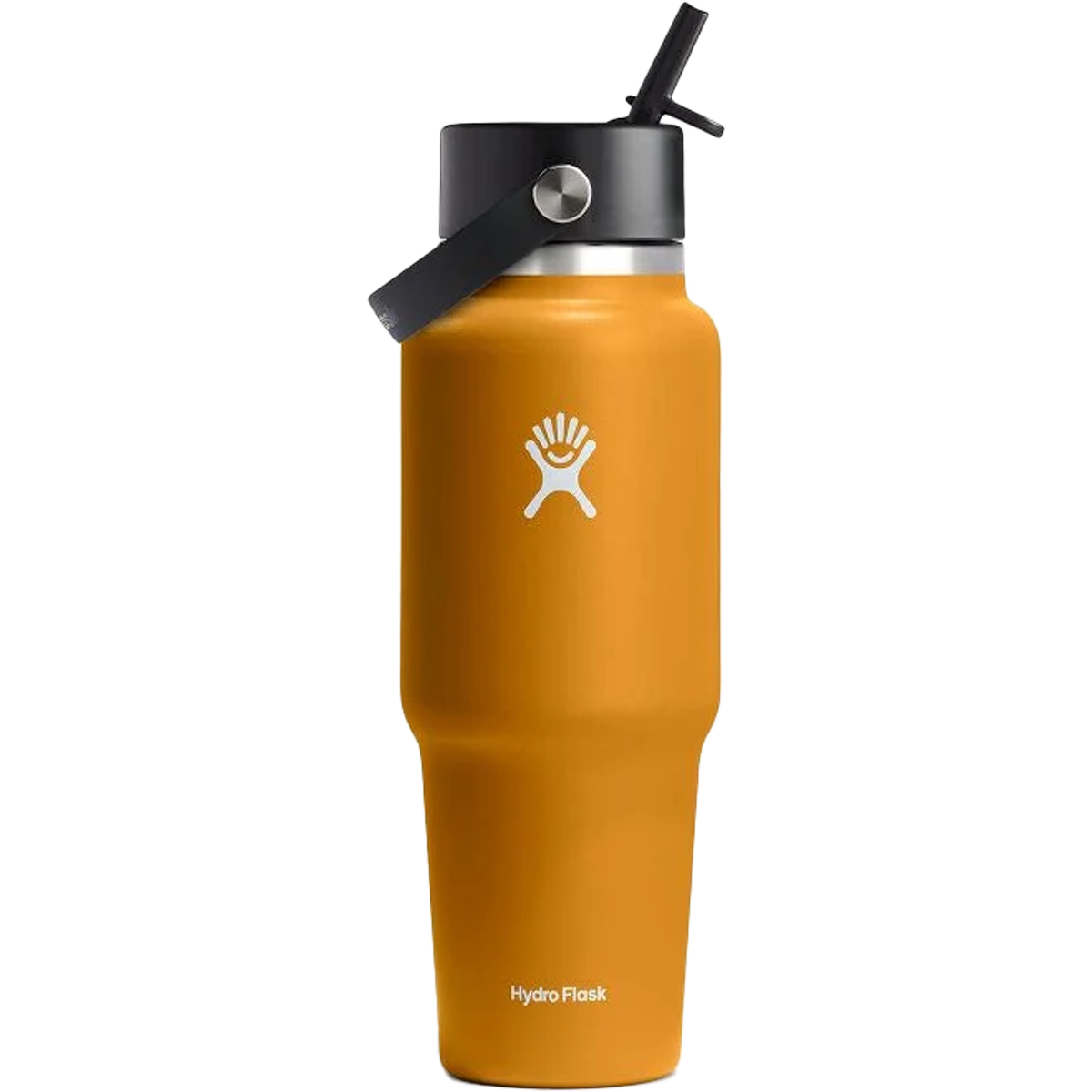 32 oz Wide Flex Straw Travel Bottle - Leak Proof, BPA Free, Insulated Stainless Steel Water Bottle for Gym, Hiking, Camping & Outdoor Activities
