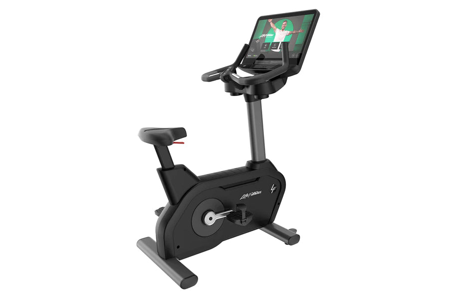 Life Fitness Club Series Plus Upright Exercise Bike - Commercial Grade Indoor Cycling Bike for Home & Gym Workouts - Perfect for Cardio Training, Weight Loss & Fitness Goals