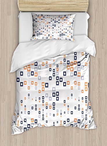 Pale Orange Dark Blue