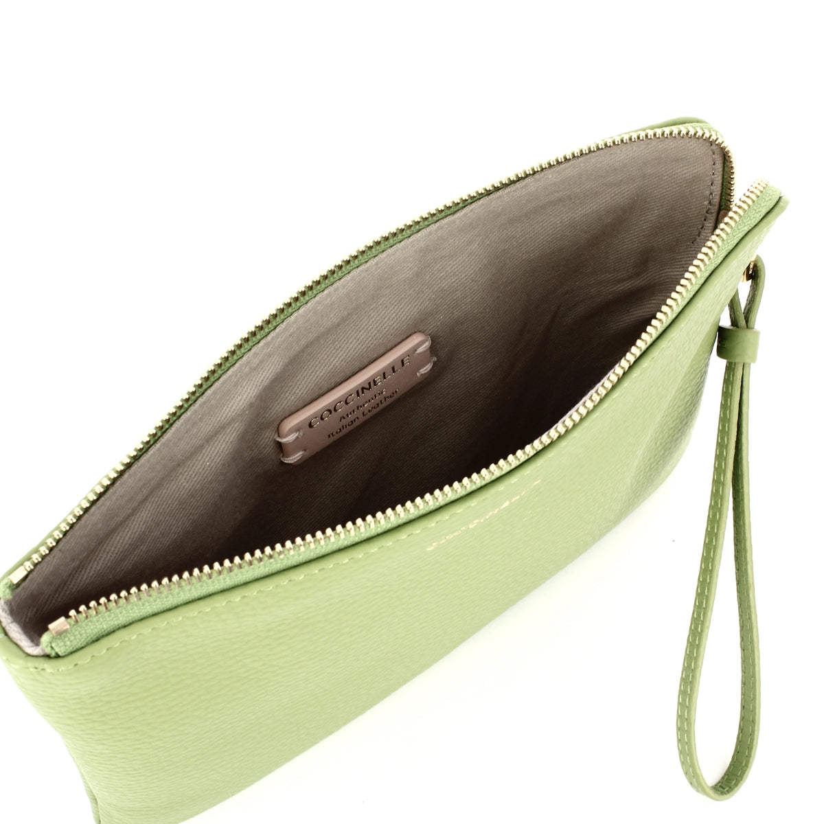 Coccinelle Alias Guacamole Pochette Crossbody Bag - Stylish Leather Handbag for Women | Perfect for Work, Travel & Evening Out