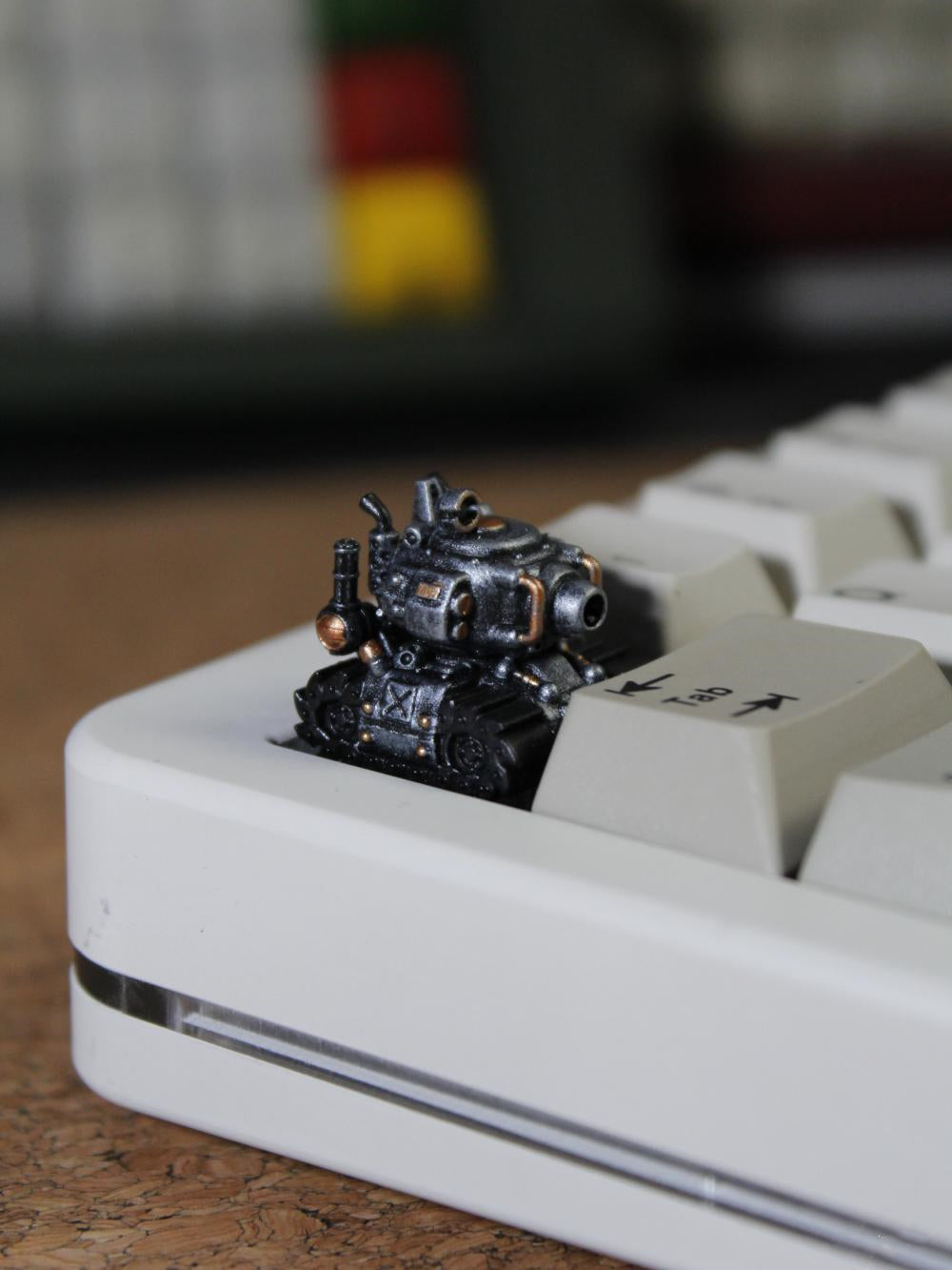 Metal Slug Tank Coating Resin Keycaps - Custom Mechanical Keyboard Artisan Keycaps for Gaming & Typing - Perfect for Gamers, Programmers & Keyboard Enthusiasts