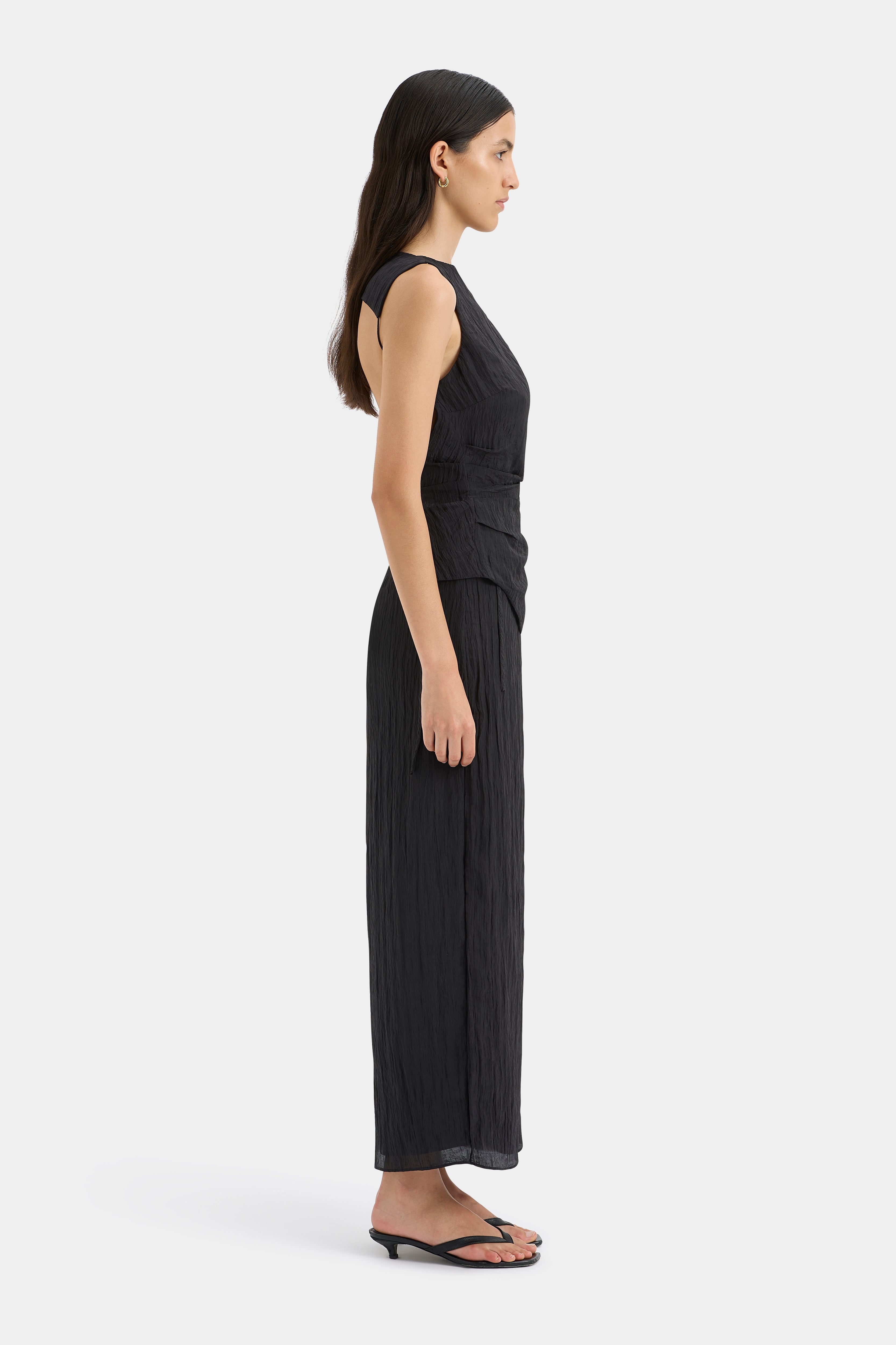 Ligera Wrap Midi Skirt - Women's Flowy A-Line Knee-Length Skirt with Side Slit | Perfect for Office, Date Night & Summer Outfits
