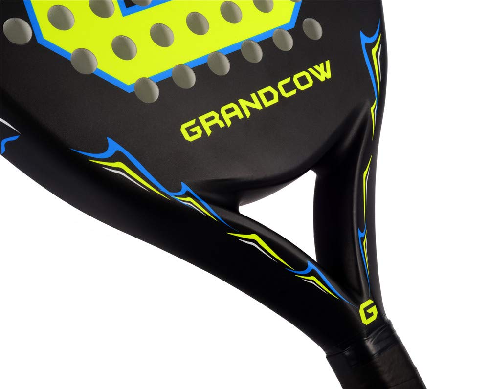 Carbon Fiber Padel Tennis Racket with EVA Memory Flex Foam Core - Diamond Shape POP Design for Enhanced Control & Power | Perfect for Padel Tennis, Beach Tennis & Recreational Play