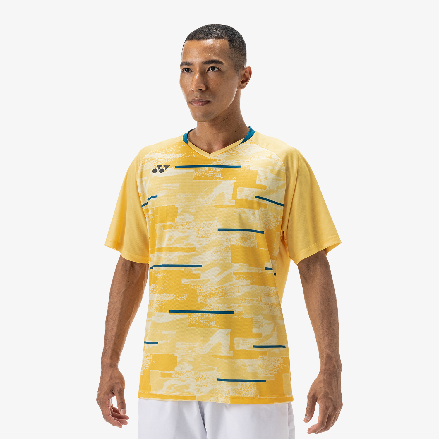 Yonex YM0034 Men's Crew Neck T-Shirt - Soft Yellow | Breathable & Comfortable for Sports & Casual Wear
