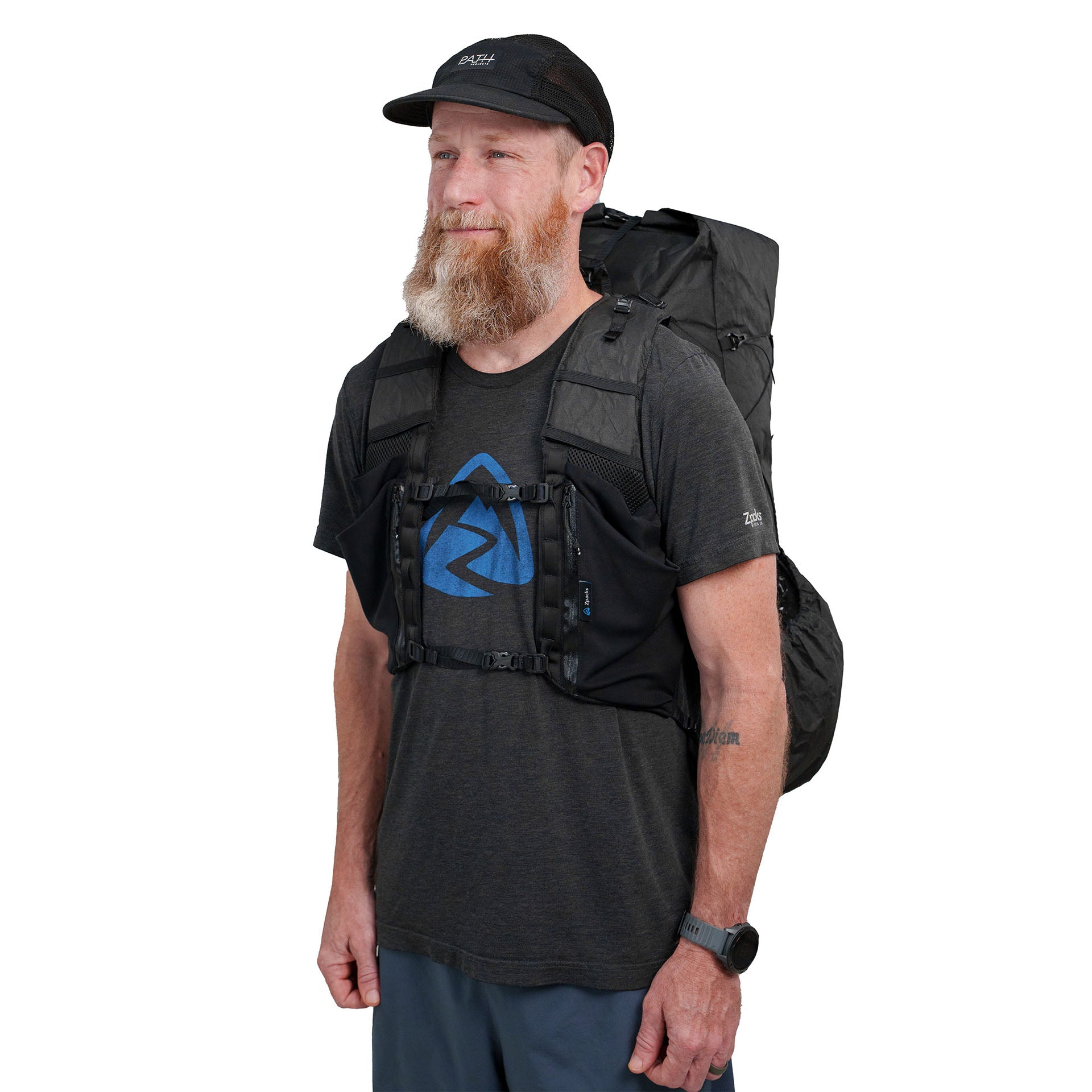 Super Nero Ultra 50L Waterproof Hiking Backpack - Lightweight Travel Backpack for Men & Women - Perfect for Camping, Trekking, and Outdoor Adventures