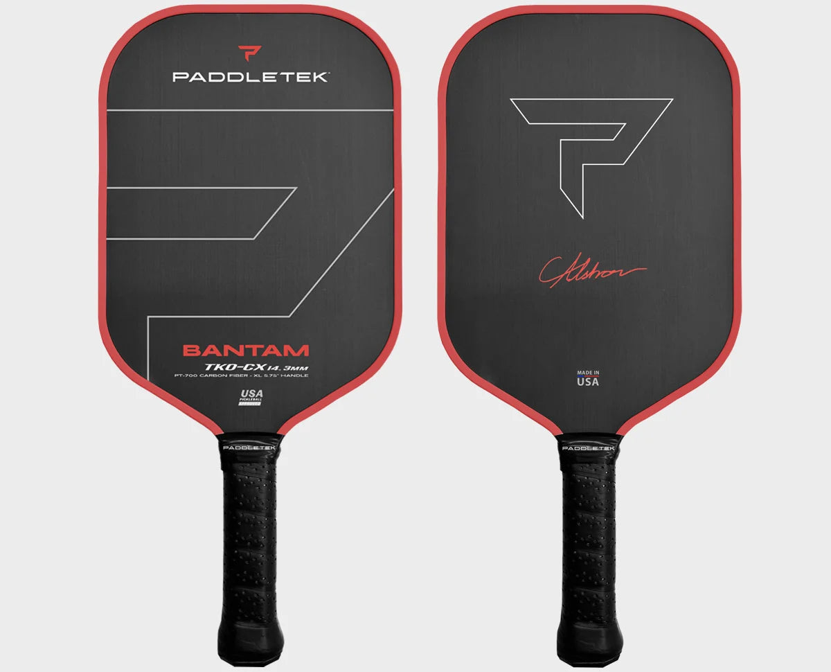 Paddletek Tempest TKO CX 14.3mm Pickleball Paddle - Premium Carbon Fiber Paddle for Competitive Play - Perfect for Tournaments & Recreational Pickleball Games