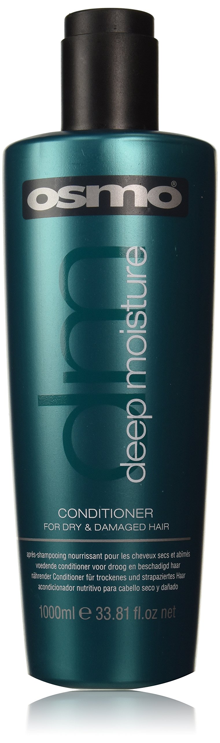Osmo Deep Moisture Hair Conditioner with Ylang Ylang, Patchouli Oil & Panthenol Pro Vitamin B5 - 1000ml for Frizz Control & Smoothing - Perfect for Dry, Damaged Hair & Daily Hydration