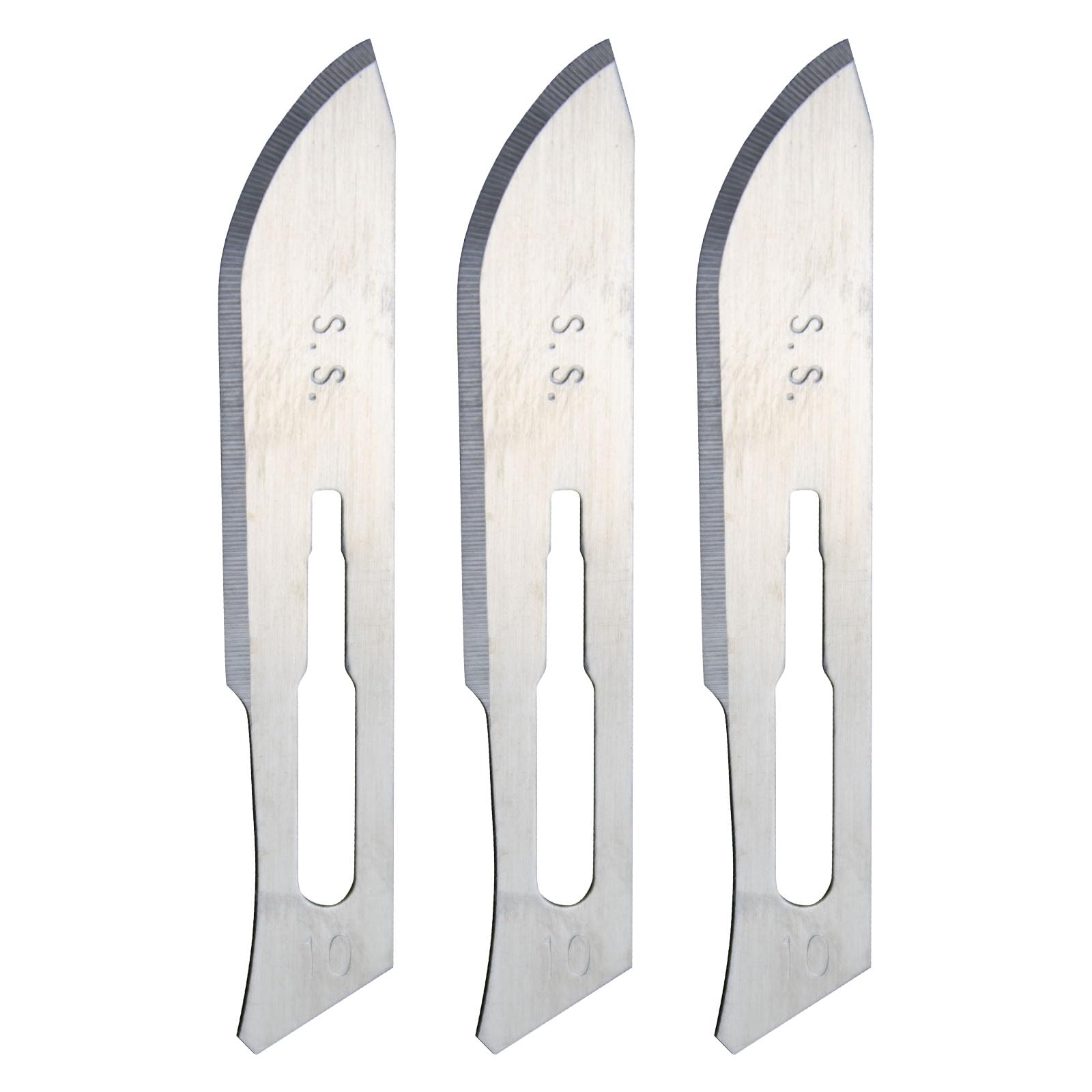 100PCs Sterile Surgical Blades #10 - Dental Grade Stainless Steel Dermablade | Individually Wrapped for Safety | Perfect for Surgical Procedures, Dermatology & Tattoo Removal | Omnia ONE Professional Tools