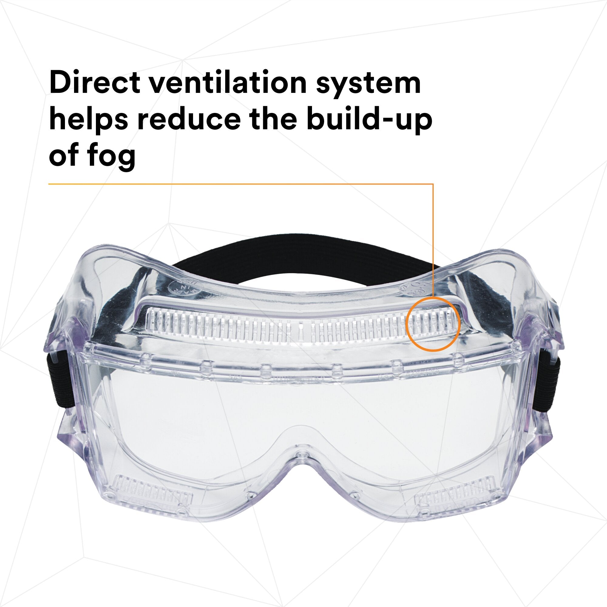 3M Centurion Impact Safety Goggles 452 40300 00000 10 - Clear Lens Protective Eyewear for Construction, Woodworking & DIY Projects - ANSI Z87.1 Certified Safety Glasses