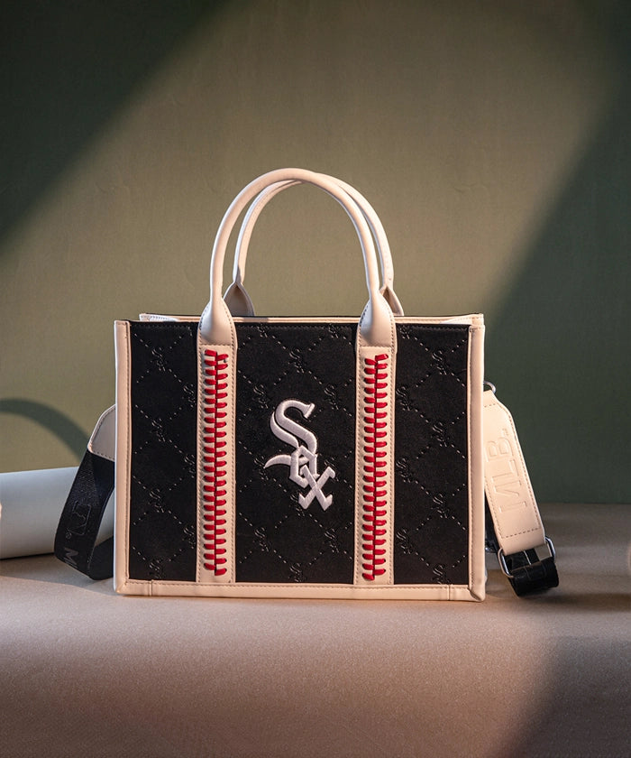 MLB Chicago White Sox Tote Bag - Official Licensed Baseball Team Shopper for Women & Men - Perfect for Games, Beach, Grocery Shopping & Daily Use