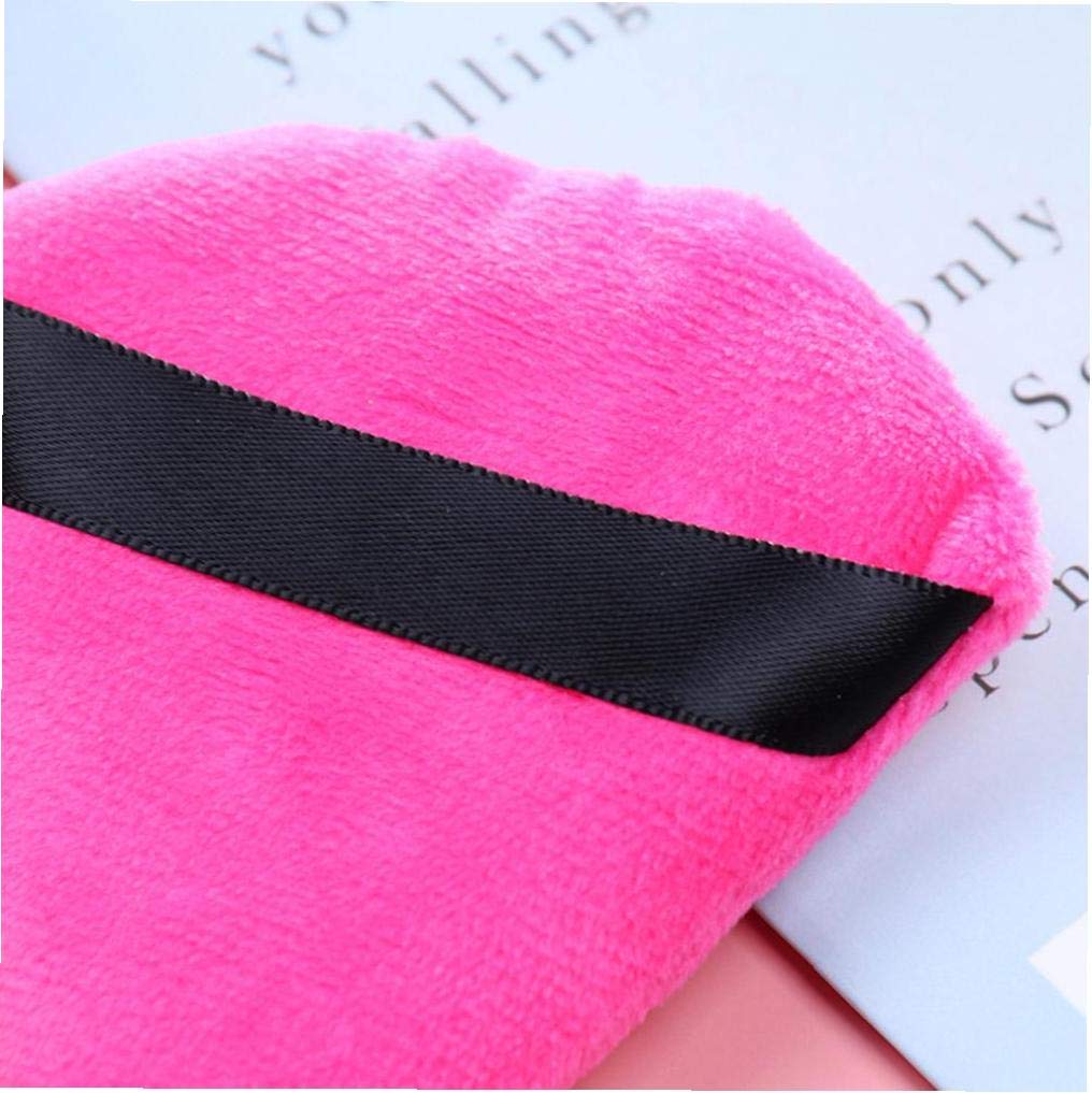 Triangle Shape Powder Puff with Strap - Professional Makeup Sponge for Powder Foundation, Contouring, Loose & Body Powder, Concealer Application - Perfect for Travel & Everyday Makeup Routine