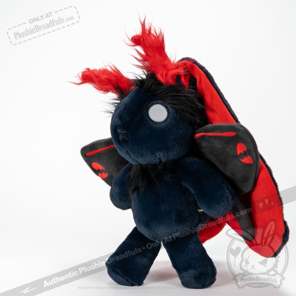 Plushie Dreadfuls Emo Moth Rabbit Stuffed Animal - Soft Cute Plush Toy for Kids, Teens & Collectors | Perfect for Gifts, Bedroom Decor & Emotional Support