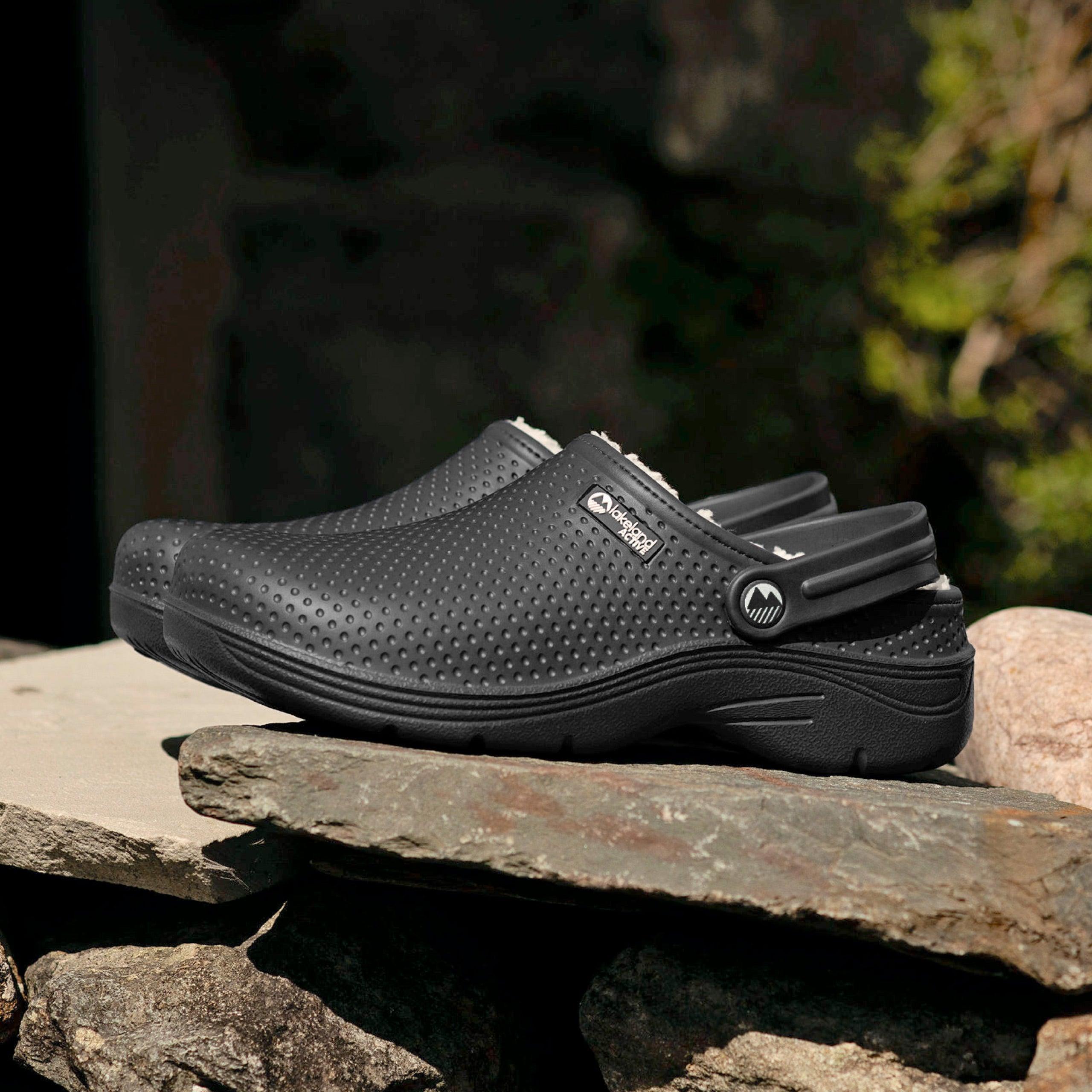 Men's Thermal Fleece Lined Dockray Clogs - Warm Winter House Shoes for Indoor & Outdoor Comfort - Perfect for Home, Garden, and Quick Errands