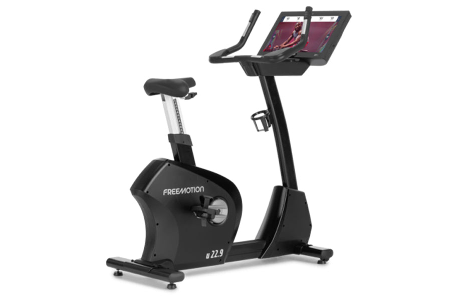 Freemotion U22.9 Upright Exercise Bike for Home Gym - Cardio Workout Equipment with Adjustable Resistance for Indoor Cycling Training