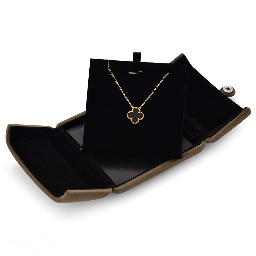 Elegant Velvet Jewelry Box - Multifunctional Necklace & Earrings Storage Organizer - Perfect Gift Box for Women - Ideal for Travel, Home Display, and Jewelry Protection
