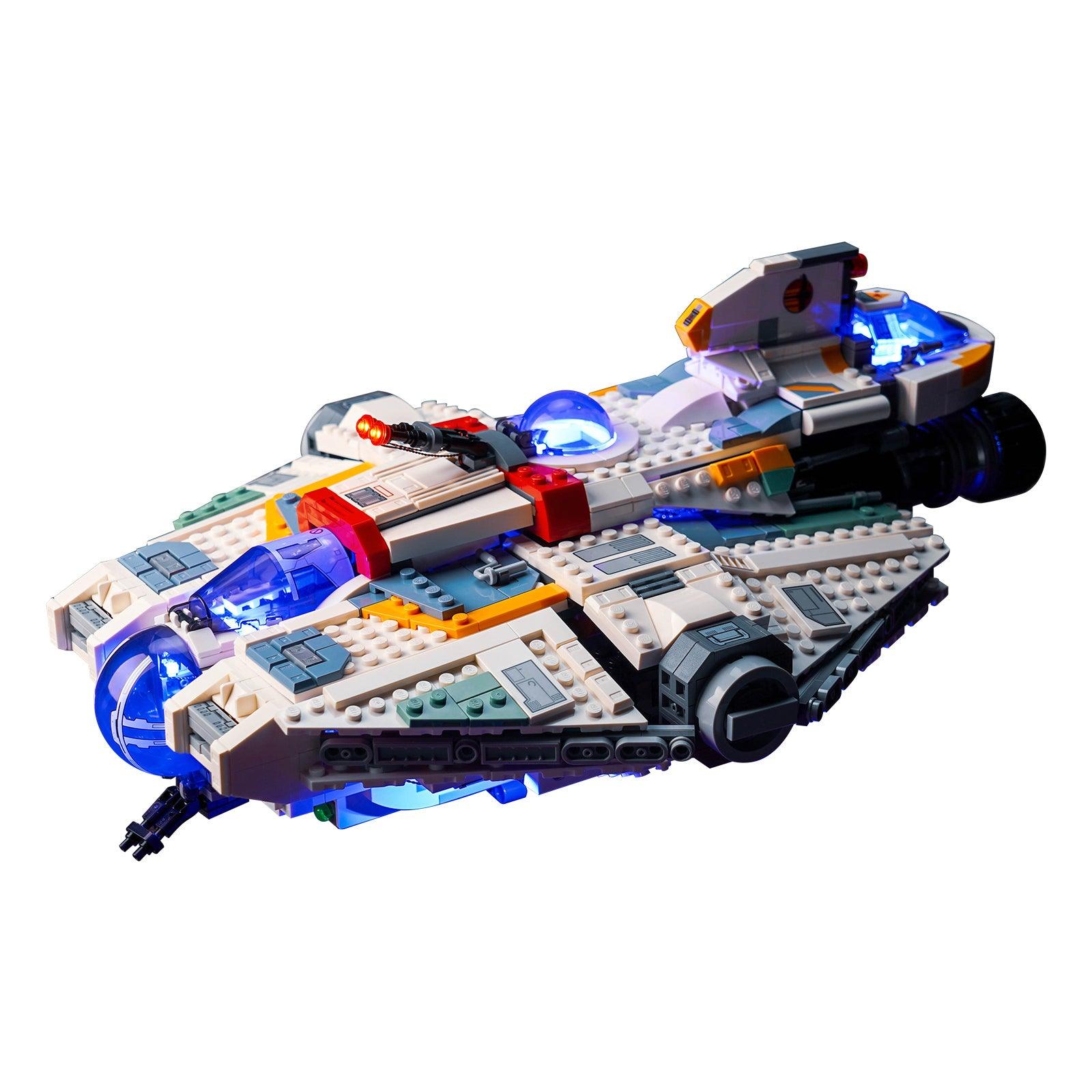 LEGO Star Wars Ghost & Phantom II (75357) Lighting Kit - LED Light Set for Building Blocks - Enhance Your LEGO Display for Home Decor & Collectibles