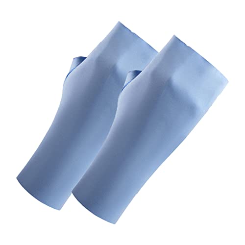 C-LARSS 1 Pair UV Protection Manicure Gloves - Soft Sun-Block Anti-UV Ray LED Lamp Gloves for Nail Salon & Home Gel Polish Care (Blue) - Perfect for Nail Technicians & DIY Manicures at Home