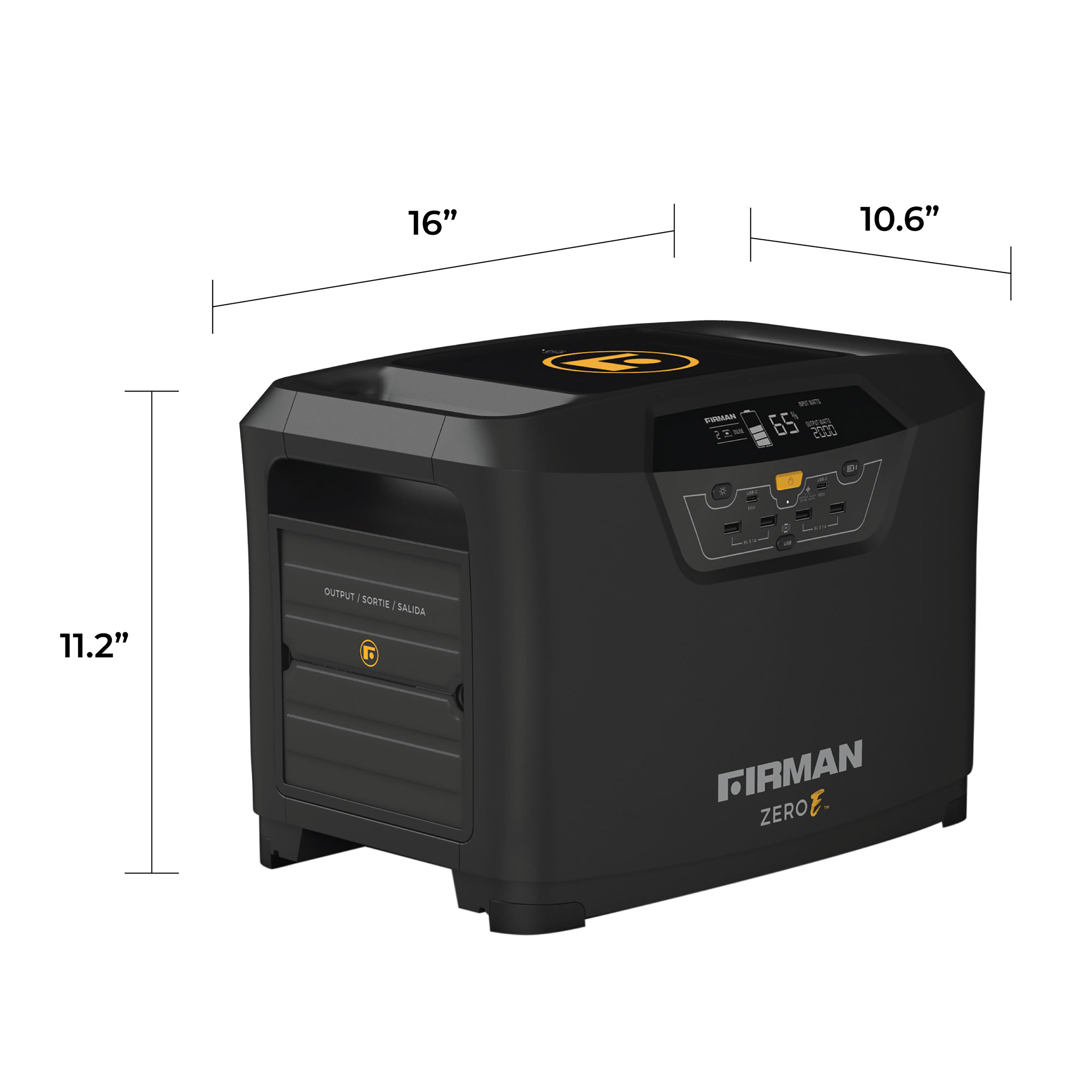 Zero E Portable Expandable Power Station - 300W Solar Generator for Camping, Emergency Backup & Outdoor Adventures - Compact Lithium Battery with AC/DC/USB Ports