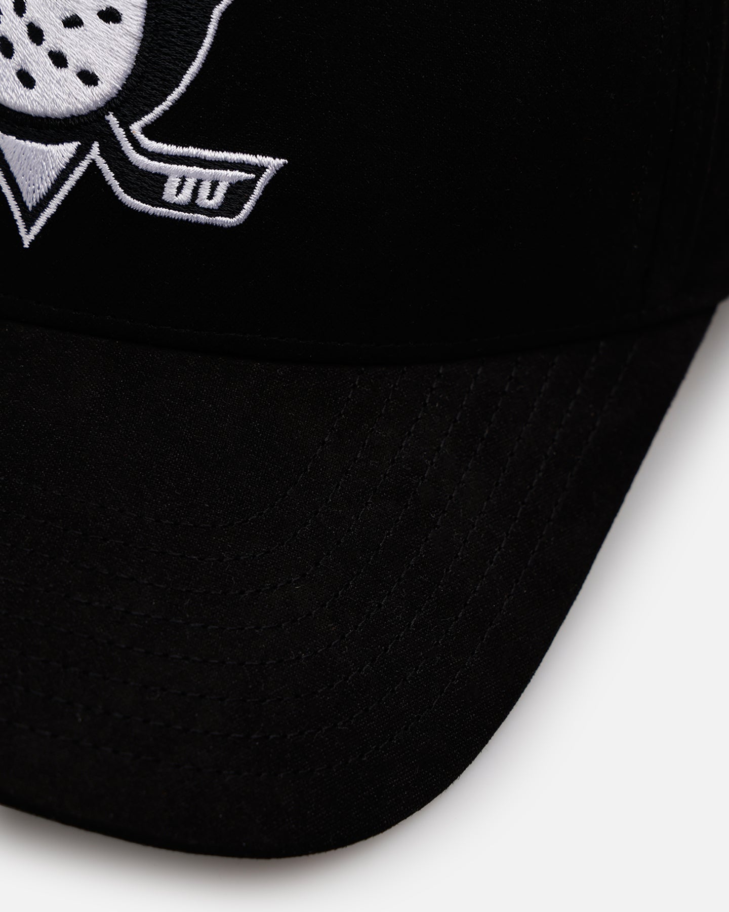 47 Brand Anaheim Ducks Ultrasuede 47 MVP Strapback Hat - Black & White Adjustable Snapback for Hockey Fans & Sports Enthusiasts - Perfect for Game Day, Tailgating & Casual Wear