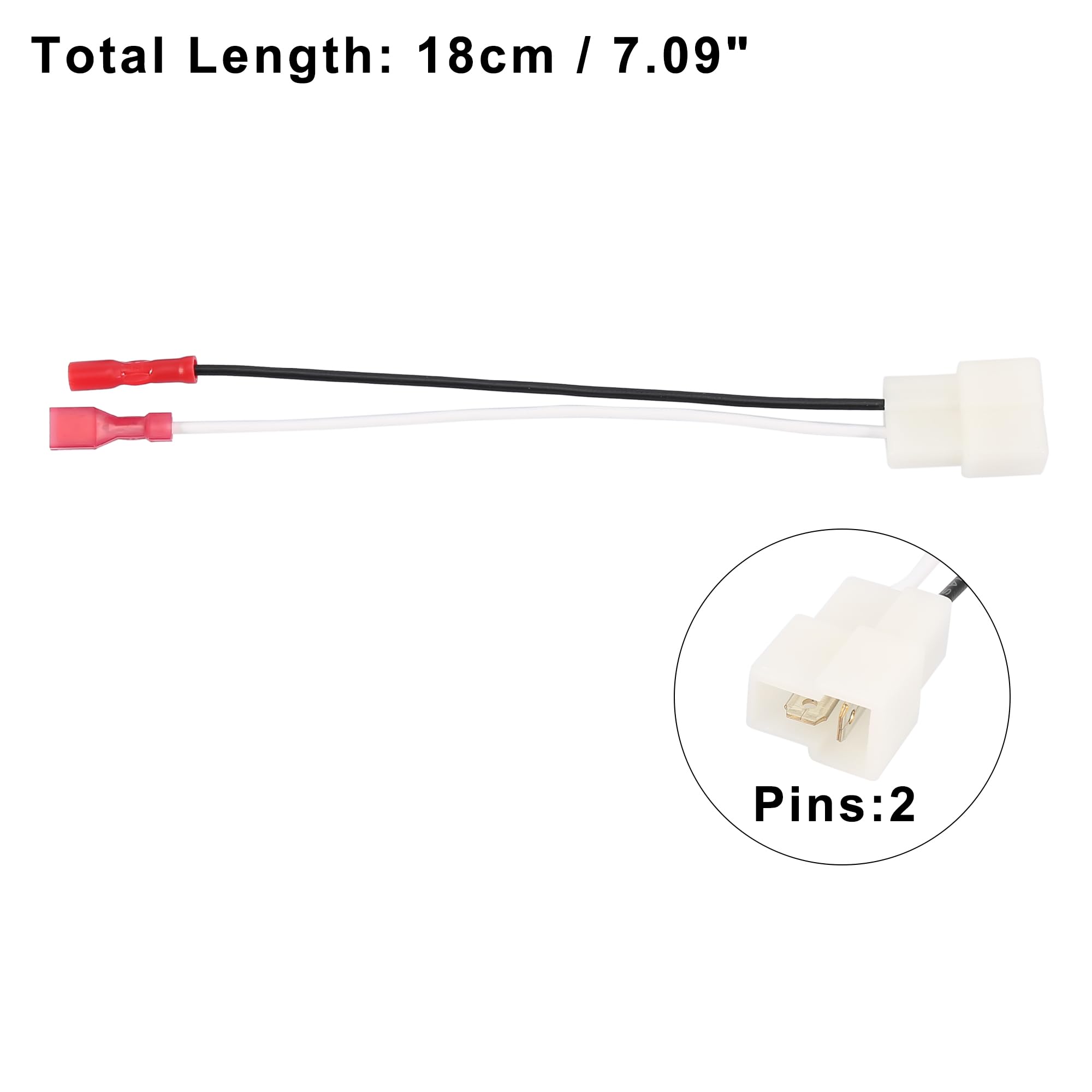 X AUTOHAUX 2-Piece Car Speaker Connector Harness Wiring Adapter 72-9300 Compatible with Nissan Sentra 1987-1990 - Easy DIY Installation for Car Audio Upgrade & Speaker Replacement