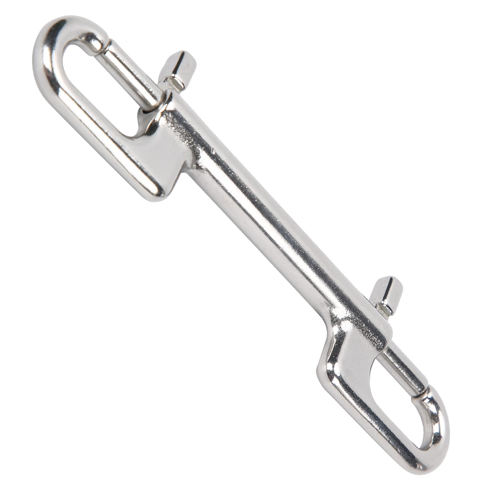 Alomejor Stainless Steel Diving Snap Hook - Double Ended Clip for Scuba & Water Sports