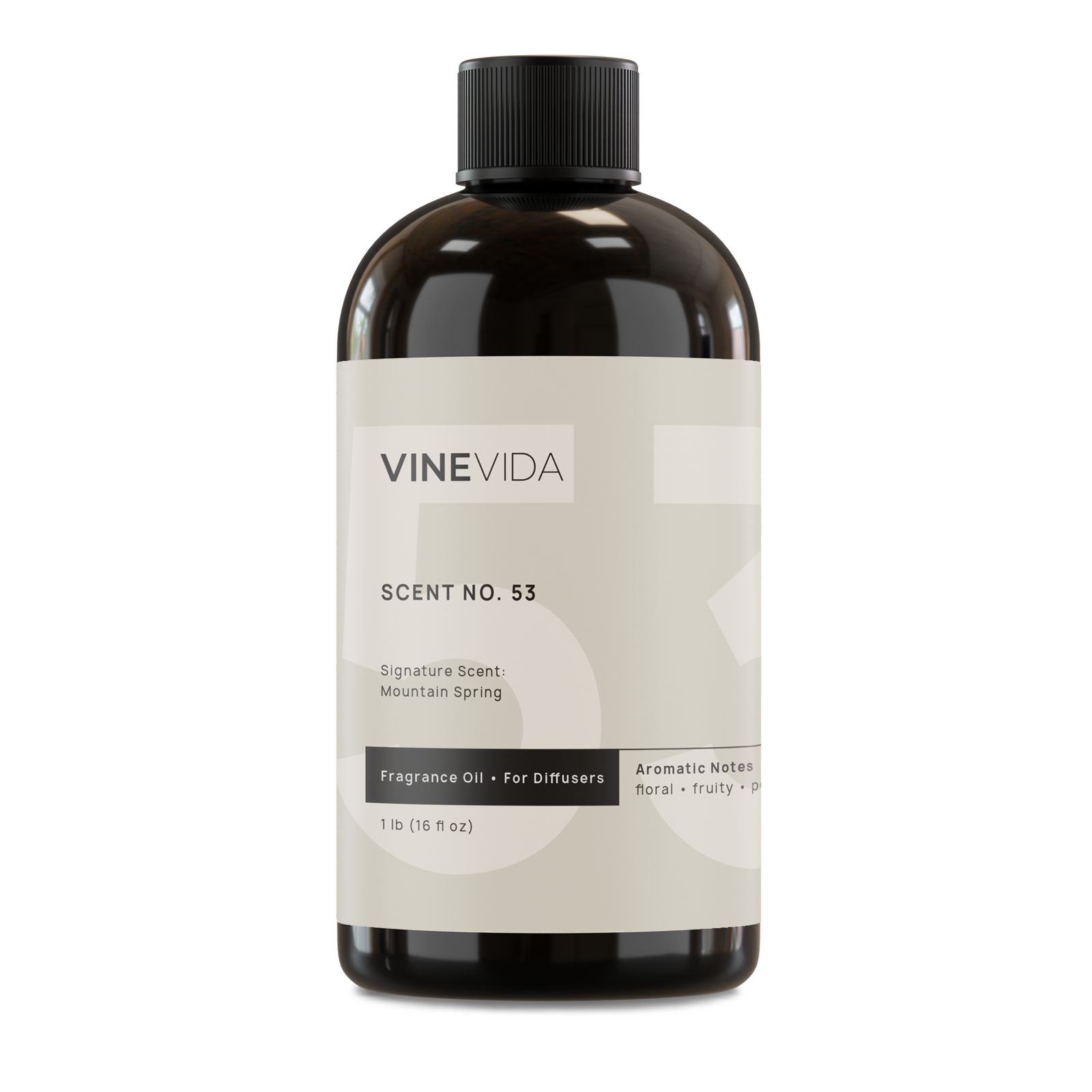 NO. 53 Fragrance Oil for Diffusers - Mountain Spring Scent - Aromatherapy Essential Oil for Home, Office & Spa Relaxation