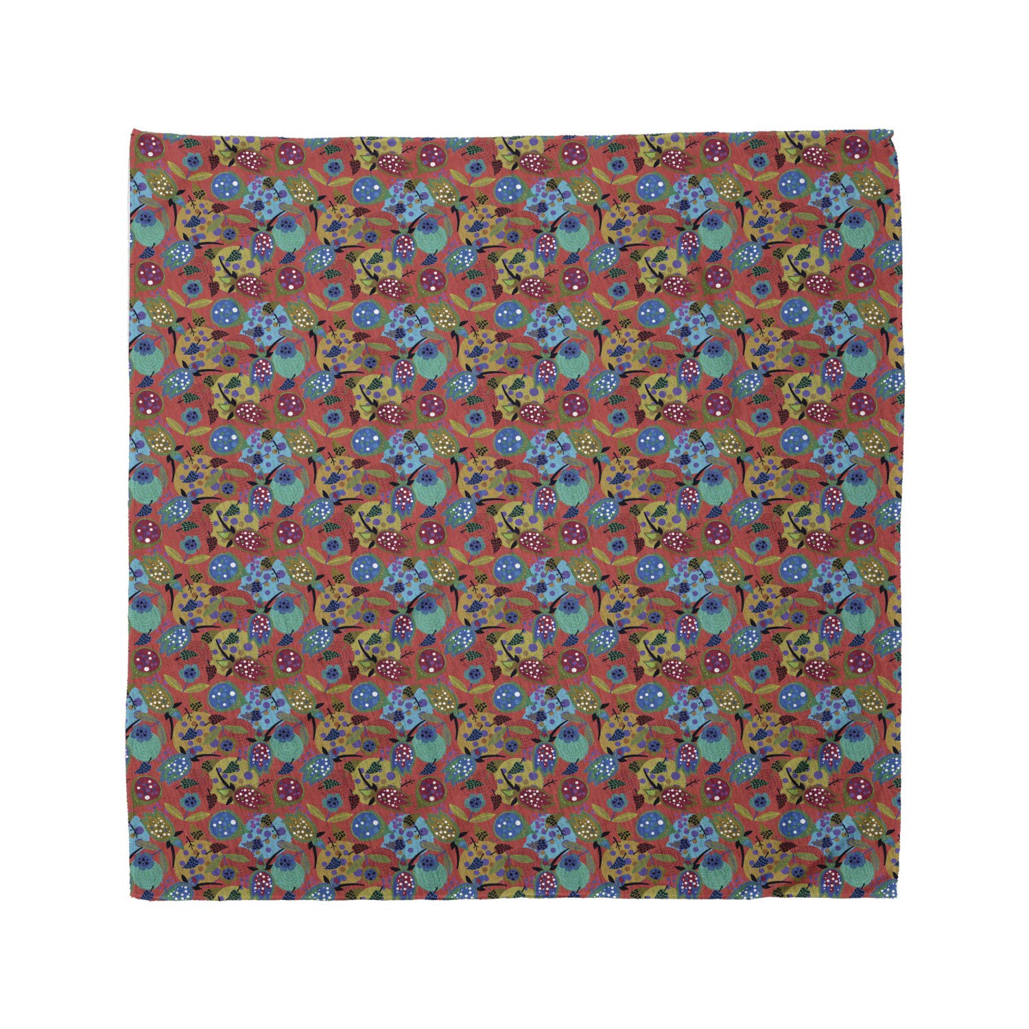 Ambesonne Nature Art Bandana - Floral Garden Design Unisex Head Scarf & Neck Tie for Outdoor Activities, Hiking, and Fashion Accessories