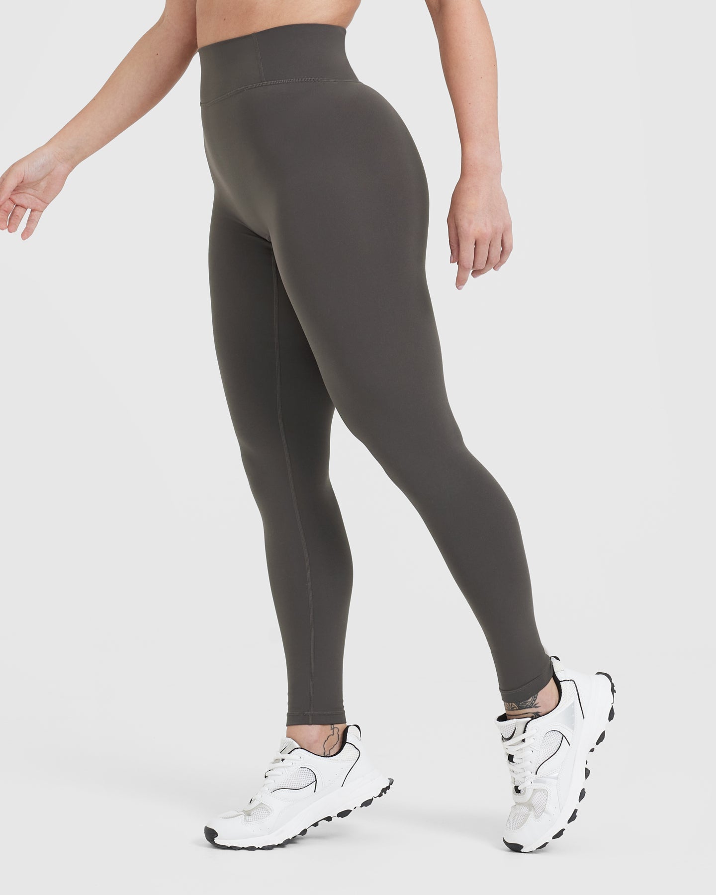 Timeless High Waisted Leggings for Women - Deep Taupe Yoga Pants | Perfect for Workout, Yoga & Everyday Wear