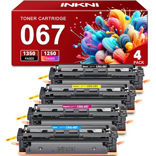 067-4 Pack Black Cyan Magenta Yellow
