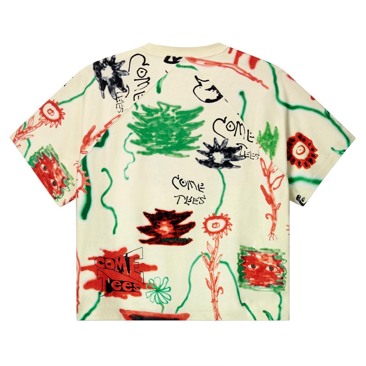 Floral Triangle Tee for Women - Stylish & Comfortable Summer T-Shirt - Perfect for Casual Outings, Beach Days & Music Festivals