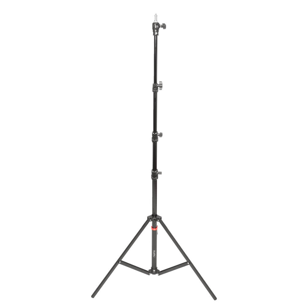 240cm Professional Retractable Light Stand - Adjustable 4-Tier Extension Photography Equipment for Studio, YouTube & Live Streaming (Ideal for Video Shooting, Portrait Photography & Content Creation)