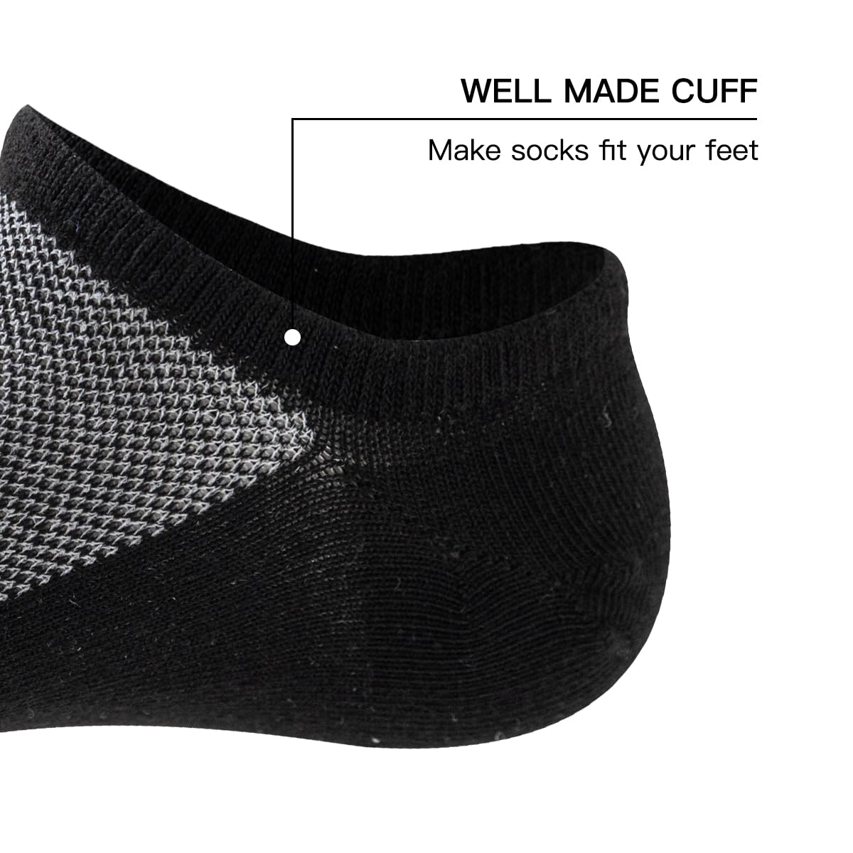 JOYNÉE 20 Pairs Men's No Show Socks - Low Cut Invisible Ankle Socks for Casual Wear, Athletic & Dress Shoes | Breathable & Comfortable Short Socks for Daily Use, Workouts & Travel