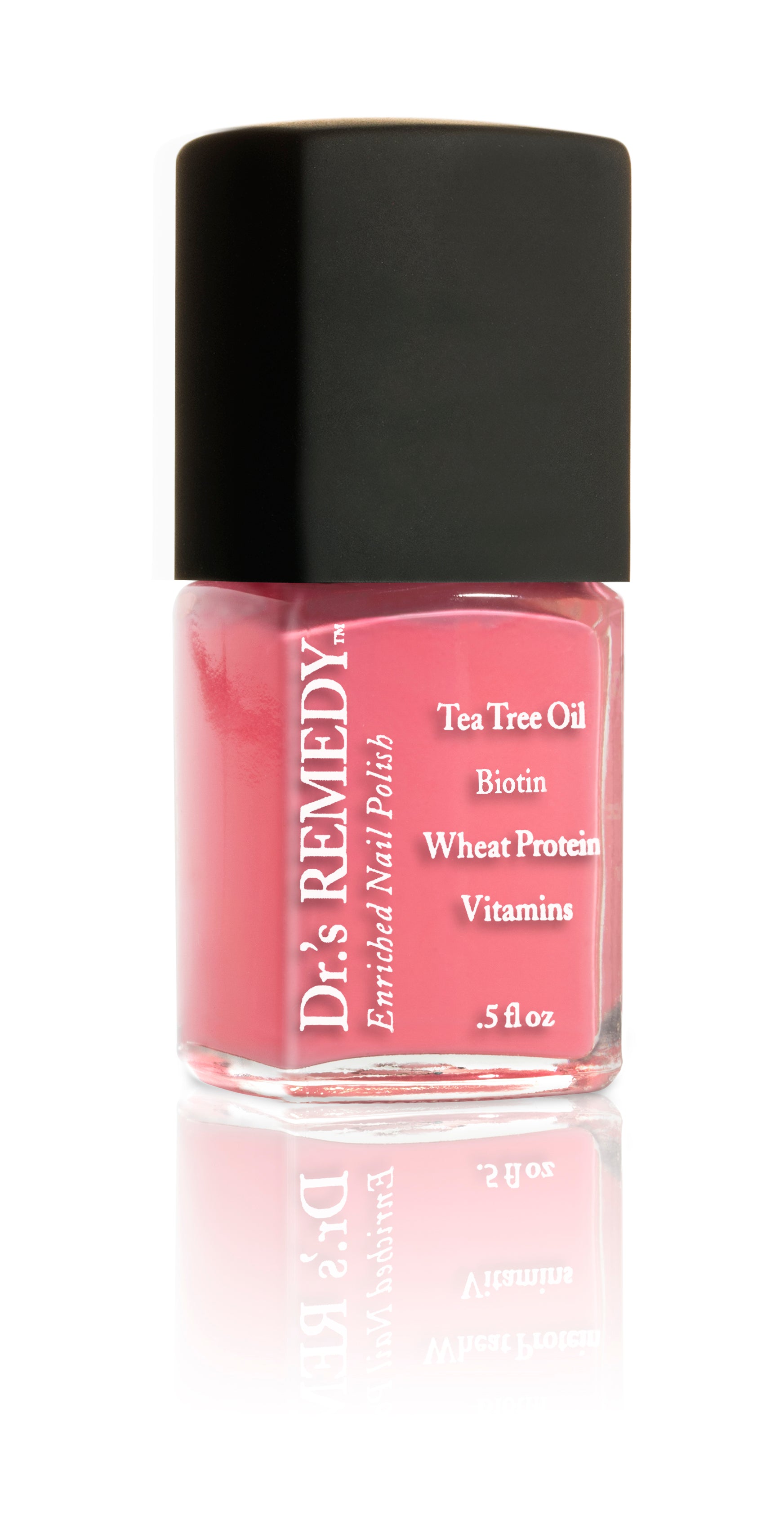 Dr.'s Remedy SERENE Salmon Nail Polish - 0.5 fl oz (15ml) - Vegan & 17-Free Formula - Perfect for Salon-Quality Manicures at Home or Professional Nail Care