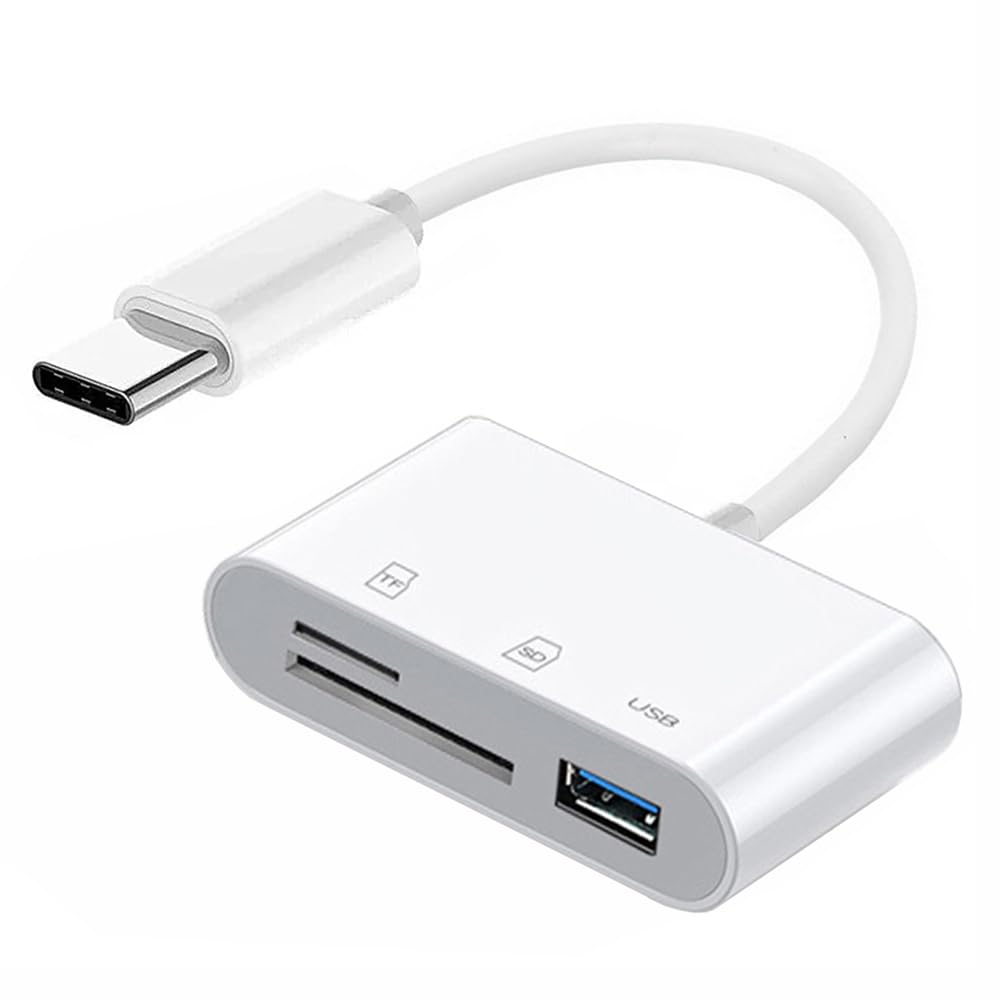 USB-C to Micro SD Card Reader - Compatible with MacBook, Phone, Tablet for Fast Data Transfer