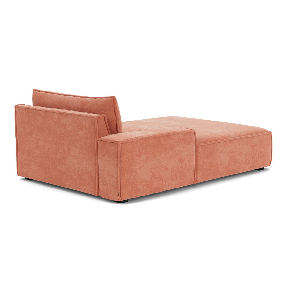 Daphne Fabric 1-Seater Left Chaise Modular Sofa - Modern Living Room Furniture for Small Spaces & Apartments