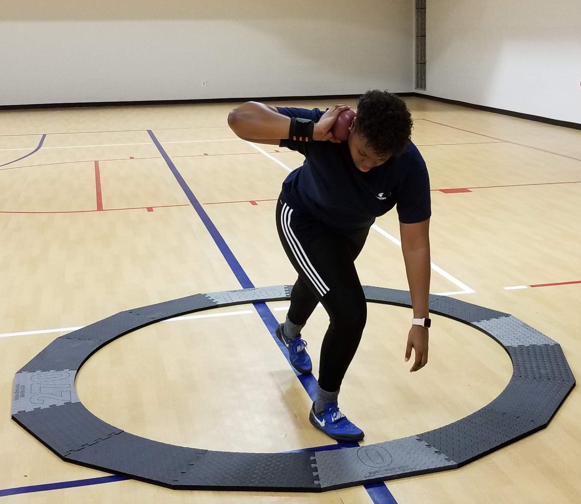 Premium Discus and Shot Put Combo Set - Track & Field Throwing Circle Equipment for Training & Competition | Perfect for Athletes, Coaches & Schools