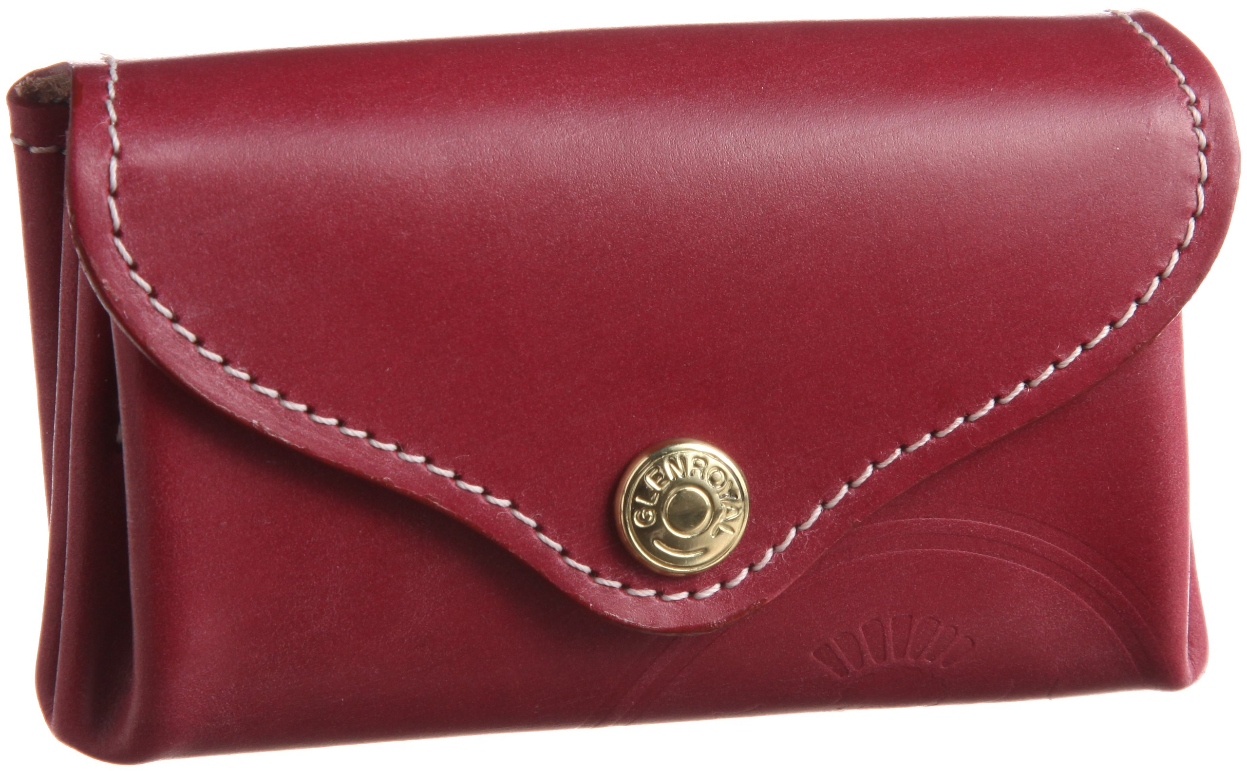 Glen Royal 03-6188 Genuine British Bridle Leather Small Purse - Cowhide Card Holder, Mini Wallet & Coin Pouch with Key Ring | Handmade in UK | Perfect for Everyday Use, Travel & Gift Giving