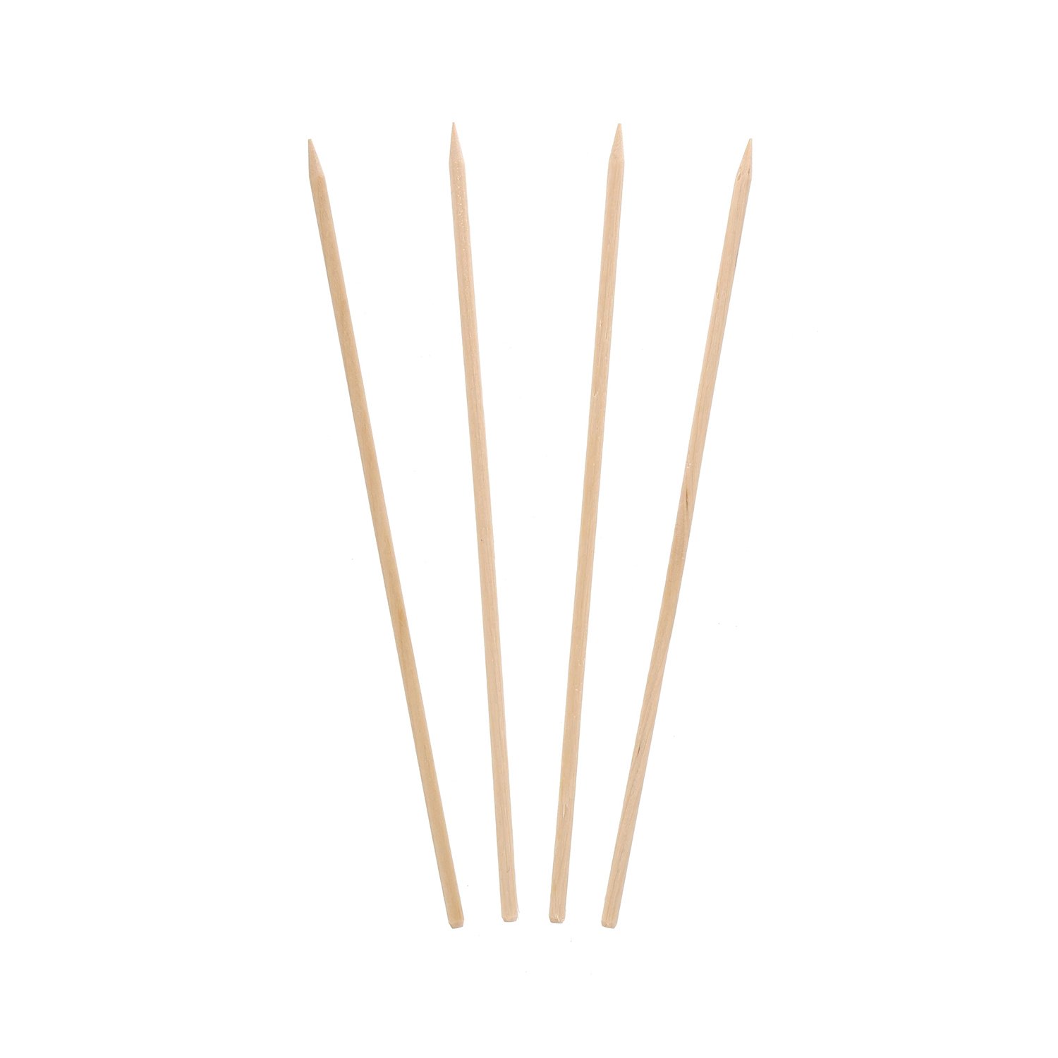 Premium 5.9 Inch Wooden BBQ Skewers with Chamfered Edges - Bulk Pack of 15,000 - Perfect for Grilling, Kebabs, Fruit Skewers, and Party Appetizers