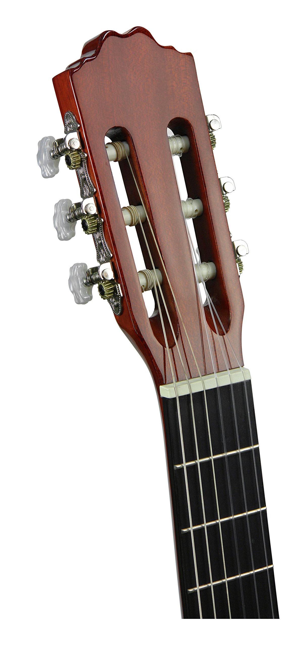 Dean Classical Guitar Pack with Foot Stool & Gig Bag - Full Size Nylon String Acoustic Guitar Set for Beginners, Students & Performers - Perfect for Home Practice, Music Lessons & Live Performances