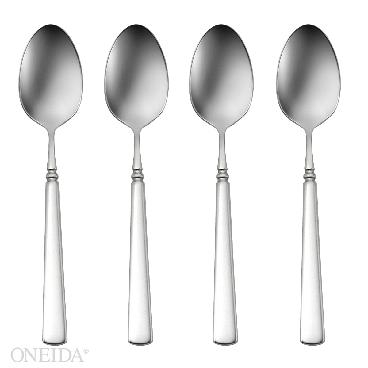 Premium Easton Stainless Steel Teaspoon Set of 4 - Elegant Silverware for Tea, Coffee, Desserts & Dining Table Setting