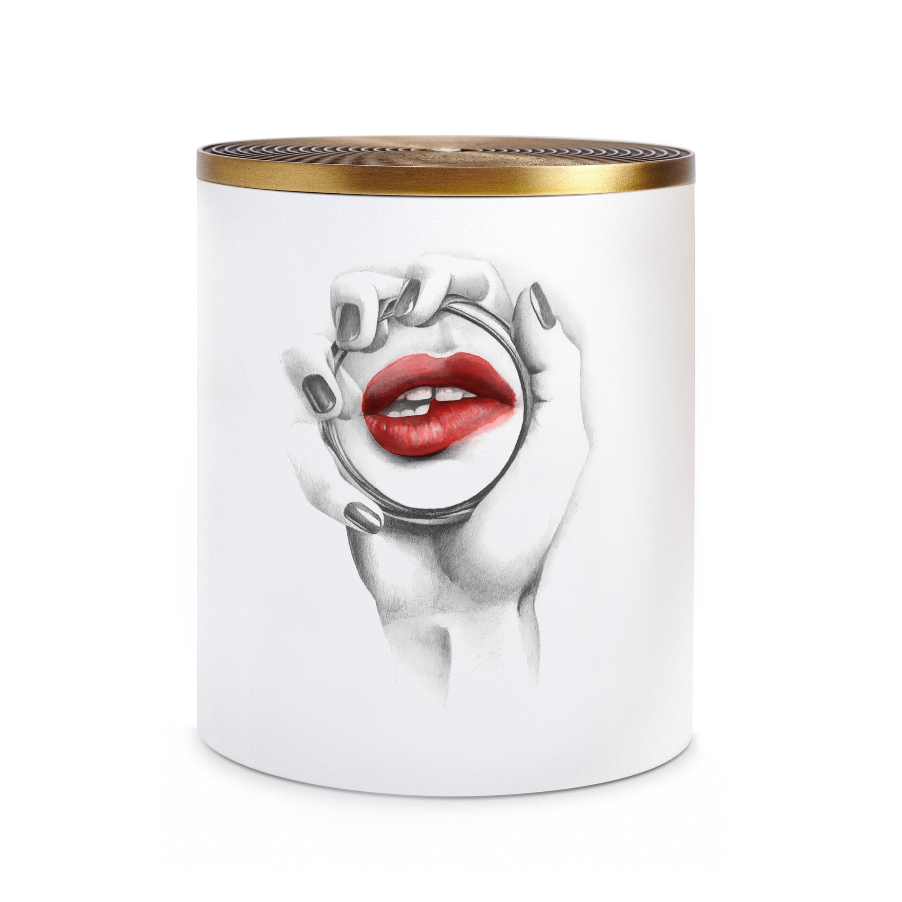 Oh Mon Dieu No.69 Scented Candle - 3 Wick Soy Wax Candle for Home Decor, Romantic Gifts & Relaxation - Long Lasting Fragrance for Bedroom, Bathroom & Living Room