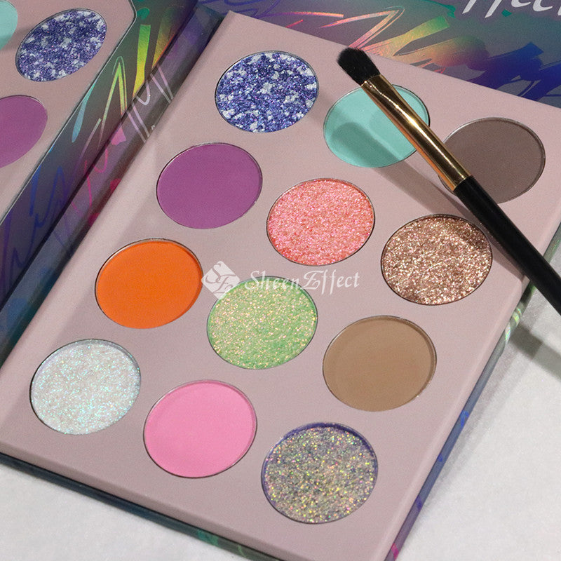 SheenEffect Secret Crush Diary 12-Color Eyeshadow Palette - Long Lasting Pigmented Makeup for Day & Night Looks | Perfect for Parties, Dates & Special Occasions