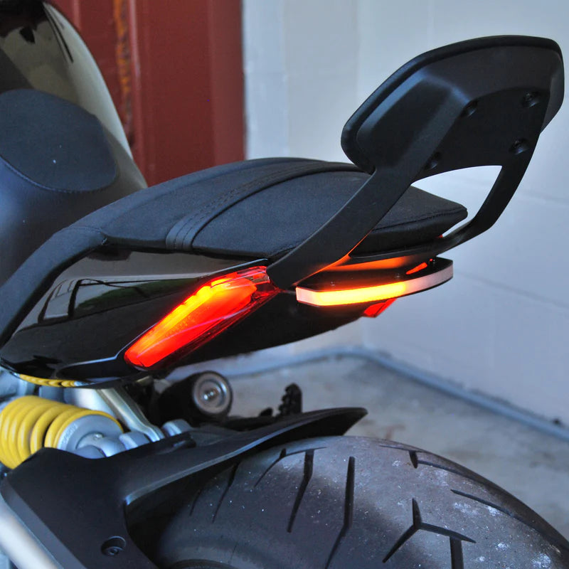 Ducati XDiavel LED Rear Turn Signals with Backrest - Compatible 2016 to Present Models - Perfect for Motorcycle Safety & Customization